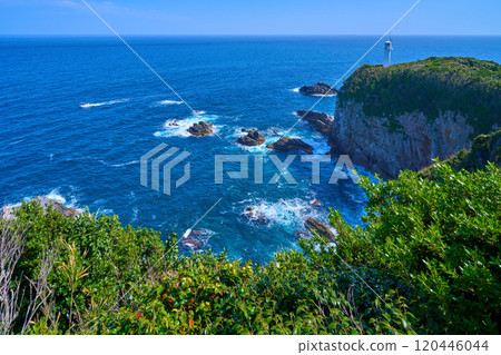 View from Cape Ashizuri Observatory in Tosashimizu, Kochi Prefecture View from Cape Ashizuri Observatory in Tosashimizu, Kochi Prefecture 120446044