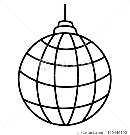 Christmas Groovy Swirled Ornament Ball Coloring Image doodle Christmas Groovy Swirled Ornament Ball Coloring Image doodle 120446100