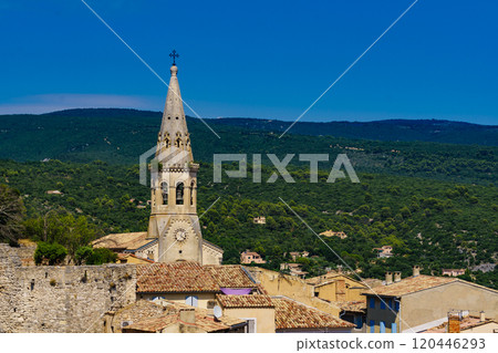 Saint-Saturnin-les-Apt village in France Saint-Saturnin-les-Apt village in France 120446293