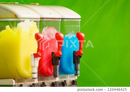 Making icy granita juice device. 120446425