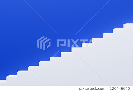 3D材質_簡單樓梯_藍色 120446640