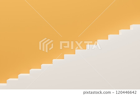 3D material_simple stairs_orange 120446642