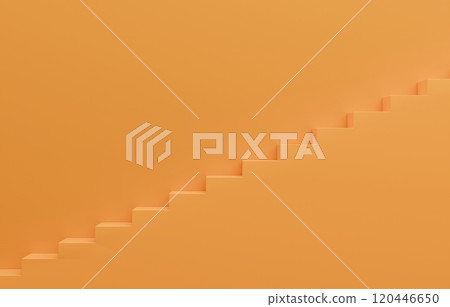 3D材質_簡單樓梯_橙色 120446650