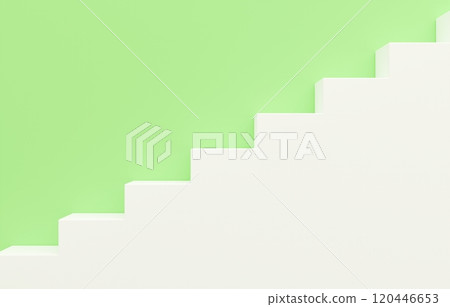 3D material_simple stairs_yellow green 120446653