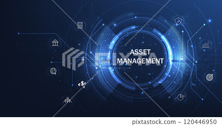 Asset management concept. 120446950