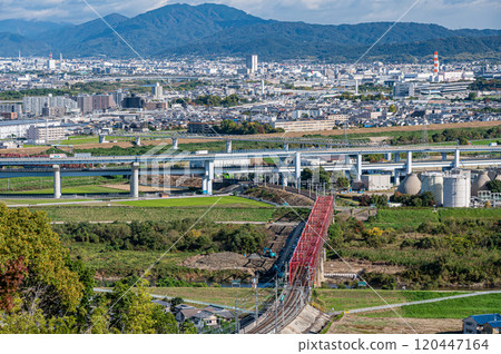 從男山展望台眺望京都市景 京都府八幡市 從男山展望台眺望京都市景 京都府八幡市 120447164