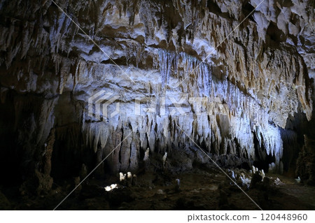[Okinawa Prefecture] Gyokusendo Cave at Okinawa World Cultural Kingdom on a clear day 120448960