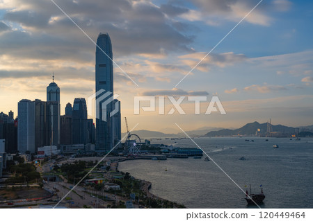 維多利亞港黃昏/香港 維多利亞港黃昏/香港 120449464