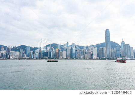 View of Victoria Harbour and Hong Kong Island/Hong Kong View of Victoria Harbour and Hong Kong Island/Hong Kong 120449465