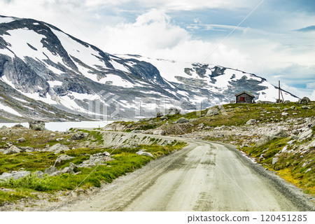 Old road, route Gamle Strynefjellsvegen. Old road, route Gamle Strynefjellsvegen. 120451285