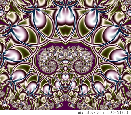 Computer generated abstract colorful fractal artwork Computer generated abstract colorful fractal artwork 120451723