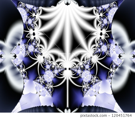 Computer generated abstract colorful fractal artwork 120451764