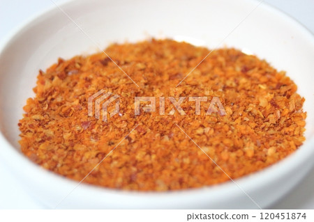 Shichimi pepper served in a bowl 120451874
