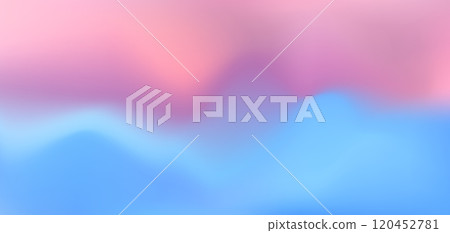 Vibrant vector light blue and pink wavy mesh gradient background. Abstract bright 3d curve shapes ultramarine and rose fluid digital watercolor for banner design, water sky concept, liquid poster Vibrant vector light blue and pink wavy mesh gradient background. Abstract bright 3d curve shapes ultramarine and rose fluid digital watercolor for banner design, water sky concept, liquid poster 120452781