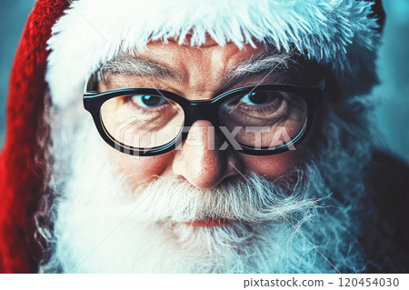 Santa Claus close up face 120454030