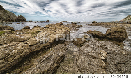 Stony Beach of La Soledad, Spain Stony Beach of La Soledad, Spain 120454556
