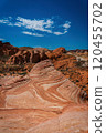 Spectacular rock formations in the Valley of Fire in Nevada, USA 120455702