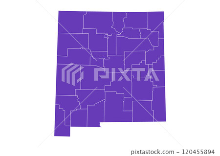 New Mexico administrative map. counties map of New Mexico, blank Map, empty map of New Mexico New Mexico administrative map. counties map of New Mexico, blank Map, empty map of New Mexico 120455894