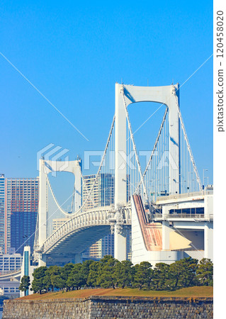 Scenery of Rainbow Bridge, Minato-ku, Tokyo Scenery of Rainbow Bridge, Minato-ku, Tokyo 120458020