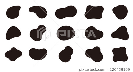 Vector illustration of simple and stylish abstract shape ornament material Vector illustration of simple and stylish abstract shape ornament material 120459109