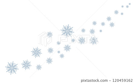 Christmas Snowflakes design Winter snow icon 120459162