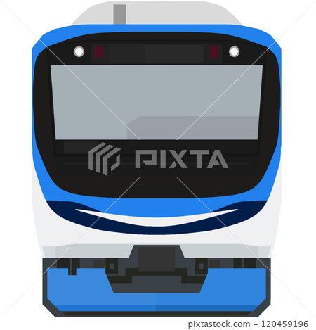 Pixel art style Tokyo Waterfront Area Rapid Transit Rinkai Line 71-000 Series train 120459196