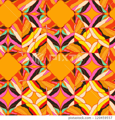 Seamless Floral Vector Pattern. Vector illustration. Seamless Floral Vector Pattern. Vector illustration. 120459557