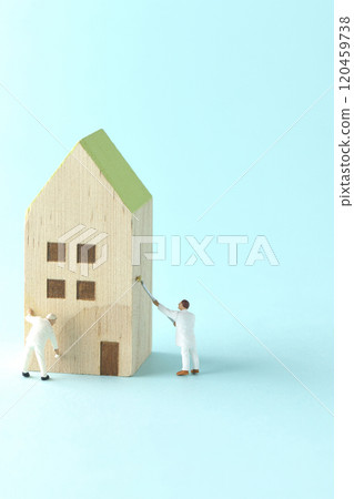 Exterior wall painting Exterior wall painting 120459738