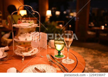 Elegant Afternoon Tea Elegant Afternoon Tea 120459847