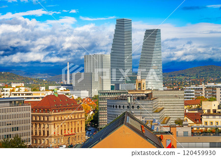 Basel, Switzerland Cityscape 120459930