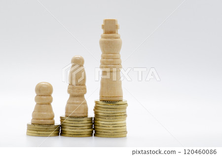 The Journey of a Pawn Towards Status and Influence with customizable space for text 120460086