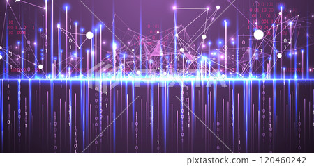Big Data futuristic, technology light design. Vector datum digital background. Illustration innovation of data system. Hand drawn illustration. Big Data futuristic, technology light design. Vector datum digital background. Illustration innovation of data system. Hand drawn illustration. 120460242