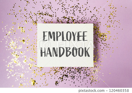 The background is covered in gold glitter, giving the image a festive 120460358