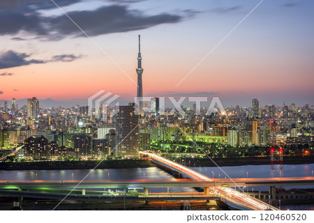 Tokyo, Japan Cityscape at Twilight Tokyo, Japan Cityscape at Twilight 120460520