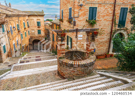 Corinaldo, Italy Historic Streets 120460534