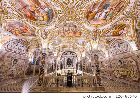 Salerno Cathedral in the Crypt of Saint Matthew. 120460570
