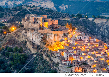 Rocca Imperiale, Italy in the Calabria Region Rocca Imperiale, Italy in the Calabria Region 120460578