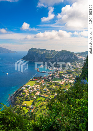 Capri, Italy Over Marina Grande Capri, Italy Over Marina Grande 120460592