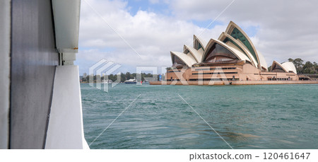 New South Wales, Australia:November 10, 2024.The Sydney opera house is beautiful building and  famous landmark in Sydney,Australia 120461647