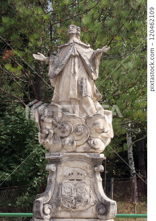 Saint John of Nepomuk statue in Klenovnik, Croatia Saint John of Nepomuk statue in Klenovnik, Croatia 120462109