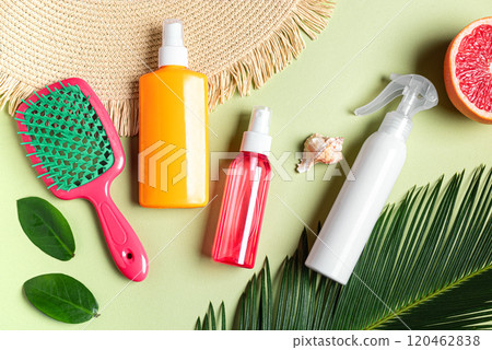 sunscreen products for hair care 120462838