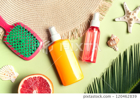 sunscreen products for hair care 120462839