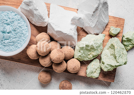 Edible clay or edible calcium chalk 120462870