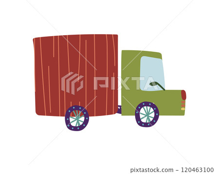 Truck, Delivery Cargo Lorry Cartoon Vector Illustration Truck, Delivery Cargo Lorry Cartoon Vector Illustration 120463100