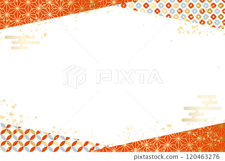 2025 New Year's card Japanese pattern background New Year New Year 2025 New Year's card Japanese pattern background New Year New Year 120463276