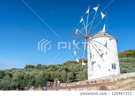 Greek windmill of Shodoshima Olive Park 120463352