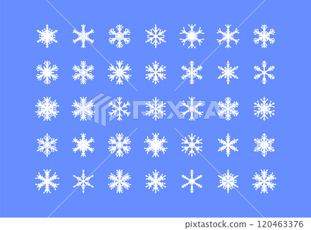 Set of cute snowflake icons on isolated background New Year ornament Symbols for mobile apps and website design. Flat snowflake icons, silhouette. Set of cute snowflake icons on isolated background New Year ornament Symbols for mobile apps and website design. Flat snowflake icons, silhouette. 120463376
