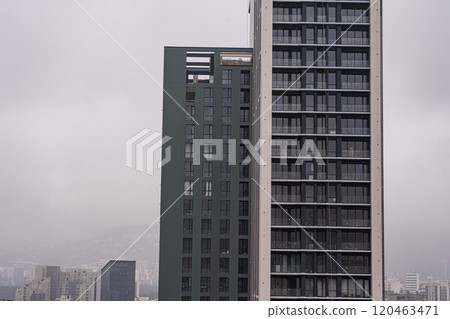 Modern architecture of Tbilisi's downtown Modern architecture of Tbilisi's downtown 120463471