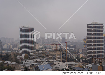 Modern architecture of Tbilisi's downtown Modern architecture of Tbilisi's downtown 120463473
