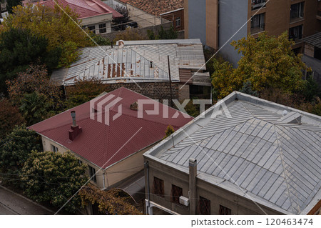 Old Tbilisi architecture in misty autumnal day Old Tbilisi architecture in misty autumnal day 120463474